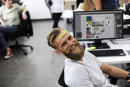 Happy worker means success